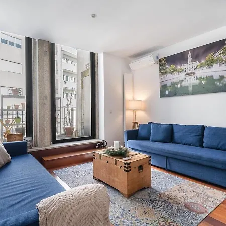 City-center With Mezzanine And Terrace Apartament Porto