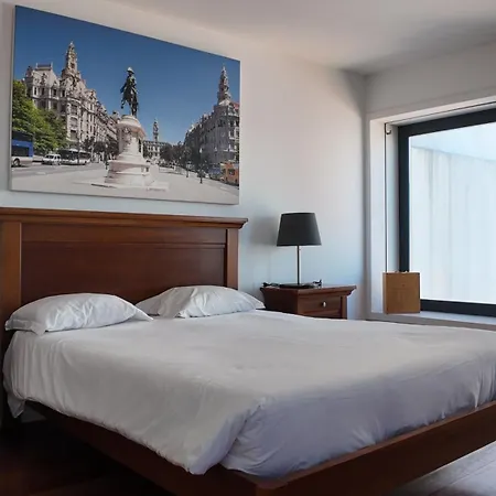 City-center With Mezzanine And Terrace Apartament Porto