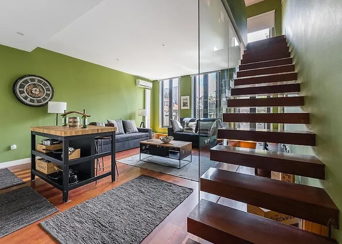 City-center With Mezzanine And Terrace Apartmán Porto